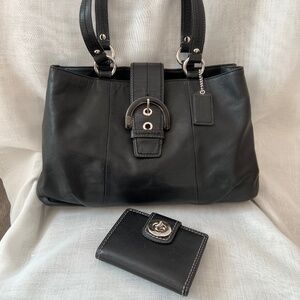 Vintage Coach Bag with Wallet